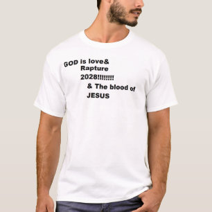 GOD is Liefde & Opname 2028 & Het bloed van JESUS T-shirt