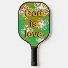 God is liefde pickleball paddle