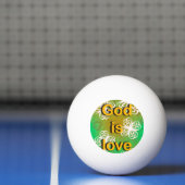 God is liefde pingpongballen (Net)