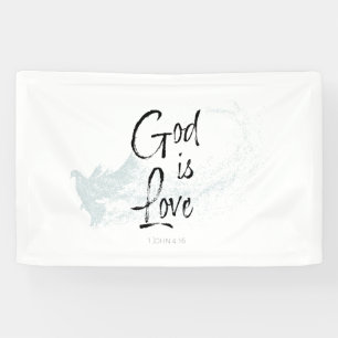 God is liefde spandoek