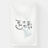 God is liefde spandoek (Verticaal)