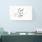 God is liefde spandoek (Beurs)