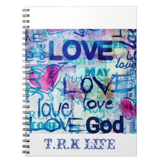 GOD IS LIEFDE SPIRAAL NOTITIEBOEK (NIEUW)
