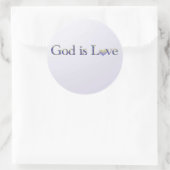 God is Liefde stickers (Tas)