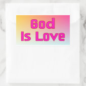 God is Liefde Stickers (Tas)