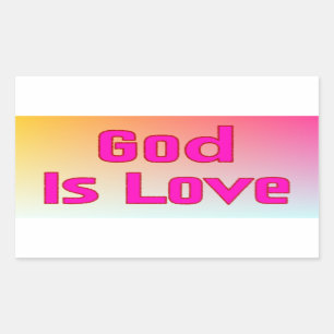 God is Liefde Stickers