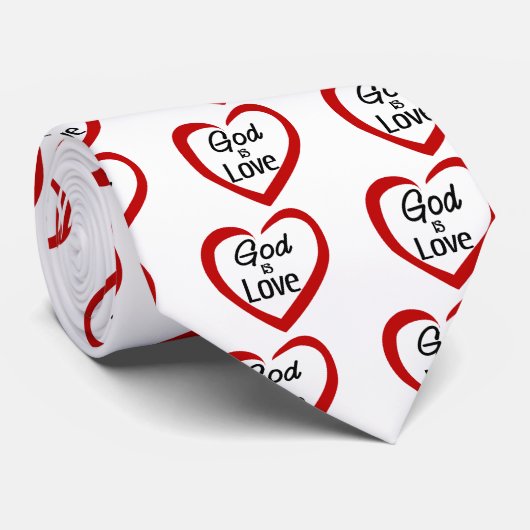 God is liefde stropdas (Opgerold)