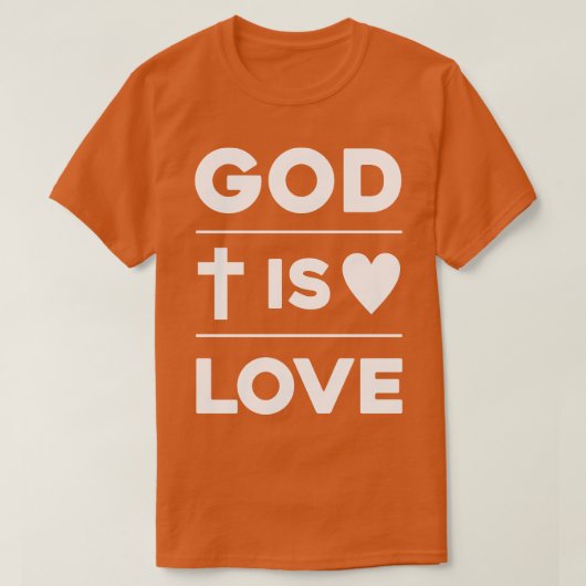 God is liefde t-shirt (Design voorkant)