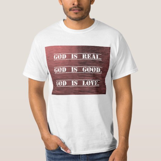 God is liefde t-shirt (Voorkant)