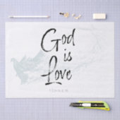 God is liefde tissuepapier (Craft)