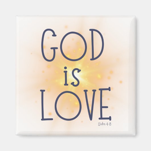 God is Liefdesmagneet Magneet (Voorkant)