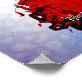 God is Love Bijbel Verse 1 John 4:16 Poster (Hoek)