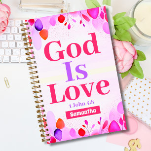 God Is Love Boho Christelijk Teen Girl Journal Notitieboek