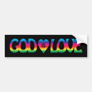 God is Love Bumpersticker