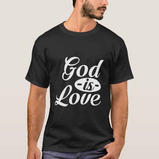 God Is Love T-shirt (Voorkant)