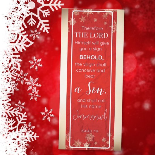 God is met ons Jesaja 7:14 Bladwijzer