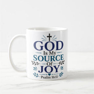 God Is Mijn Bron Van Vreugde Dagelijkse Overdenkin Koffiemok