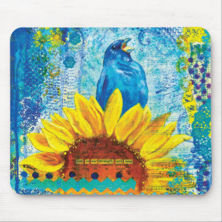 God is mijn kracht en mijn Song Mousepad Muismat