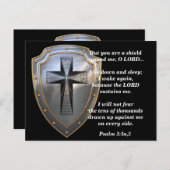 God is mijn schild briefkaart (Voorkant / Achterkant)
