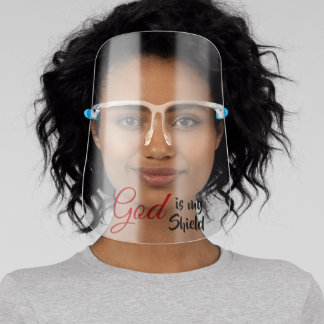 God is mijn schild gelaatsscherm