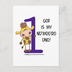 God is Nu'moo'ro Uno! Briefkaart