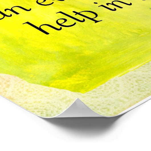 God is ons toevlucht poster (Hoek)