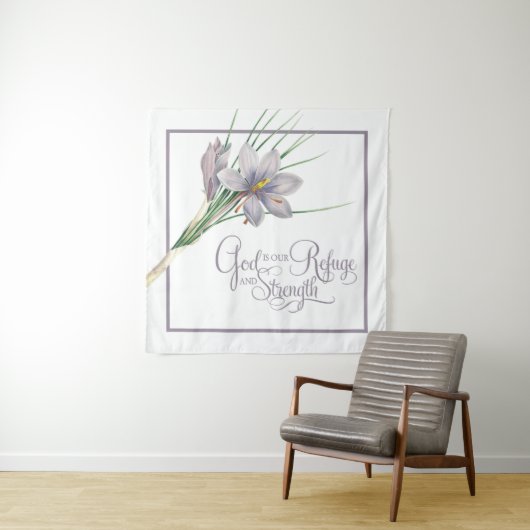God is ons Vluchtel en onze kracht Wandkleed (In situ)