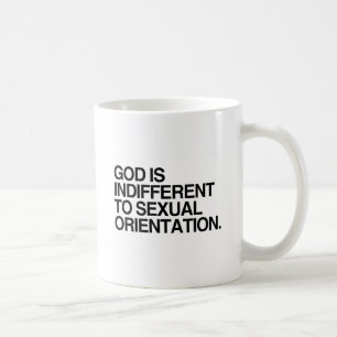 GOD IS ONVERSCHILLIG KOFFIEMOK