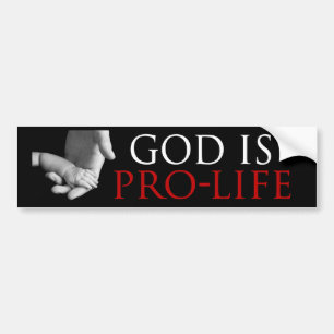 God is pro-leven bumpersticker