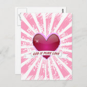 God is pure liefde briefkaart (Voorkant / Achterkant)