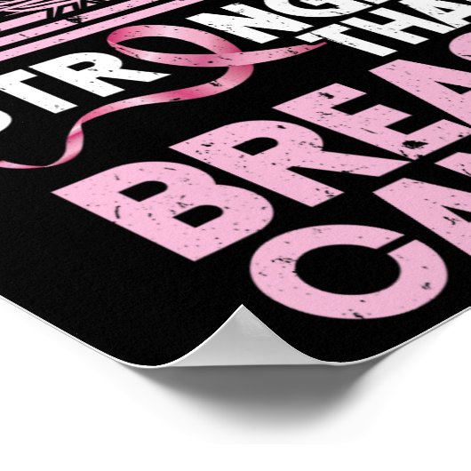 God is sterker dan borstkankerbewustzijn Chris Poster (Hoek)