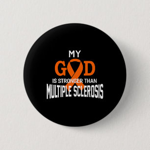 God is sterker dan het bewustzijn van multiple scl ronde button 5,7 cm