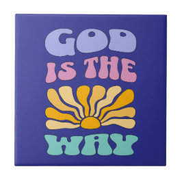 God is the Way Tegeltje
