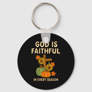 God Is Trouw Herfst Christelijke Bijbeltekst Pompo Sleutelhanger