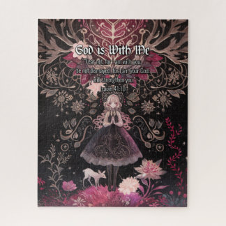 God is With Me - Christian Vintage Retro Anime Legpuzzel