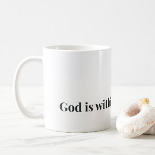 God Is Within Her Mok Kop Christelijke Bijbeltekst