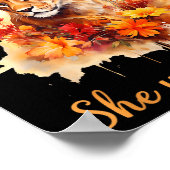 God Is Within Her She Will Not Fail Lioness Cross  Poster (Hoek)