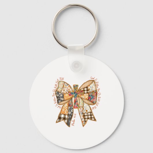 God Is Within Her She Will Not Fall, Jesus, Christ Sleutelhanger (Voorkant)