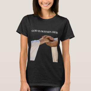 God Is Within Her T-shirt Psalm 46:5 Vrouwen Chris