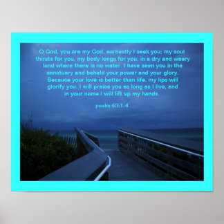 GOD, JE BENT MIJN GOD. POSTER