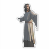 God Jesus Religieuze Christelijk Sticker (Voorkant)