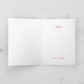 God Jul Carte de Noël suédoise Scandi Style Script (Intérieur)