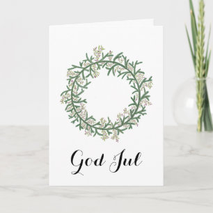 God Jul, carte de vacances de la couronne suédoise