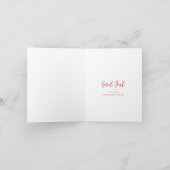 God Jul Dala Horse Holiday Card Feestdagen Kaart (Binnen)