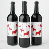 God jul! Etiket Dala Horse Wine (Flessen)