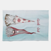 God Jul Gnome Kitchen Hand Towel Theedoek (Horizontaal)