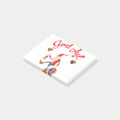 God jul noorse kerst noorwegen tomte gno post-it® notes (Schuin)