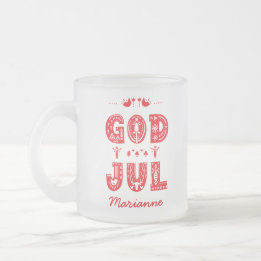 God jul Traditionele Zweedse kerstdoopvont Matglas Koffiemok