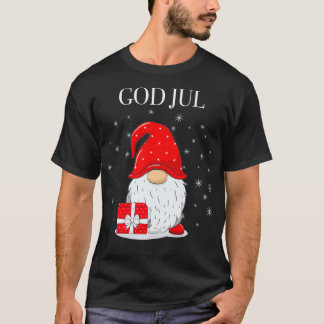 God jul Zweeds kerstfeest Zweden Tomte Gnome T-shirt
