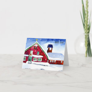 God jul, Zweedse kerst Kaart